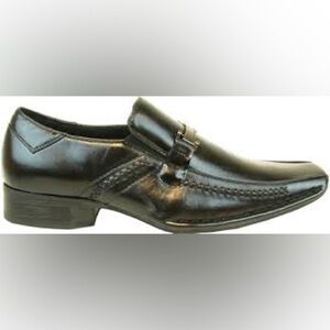Men’s Bravo Carrera Brown Leather Slip On Oxford Size 9 US!